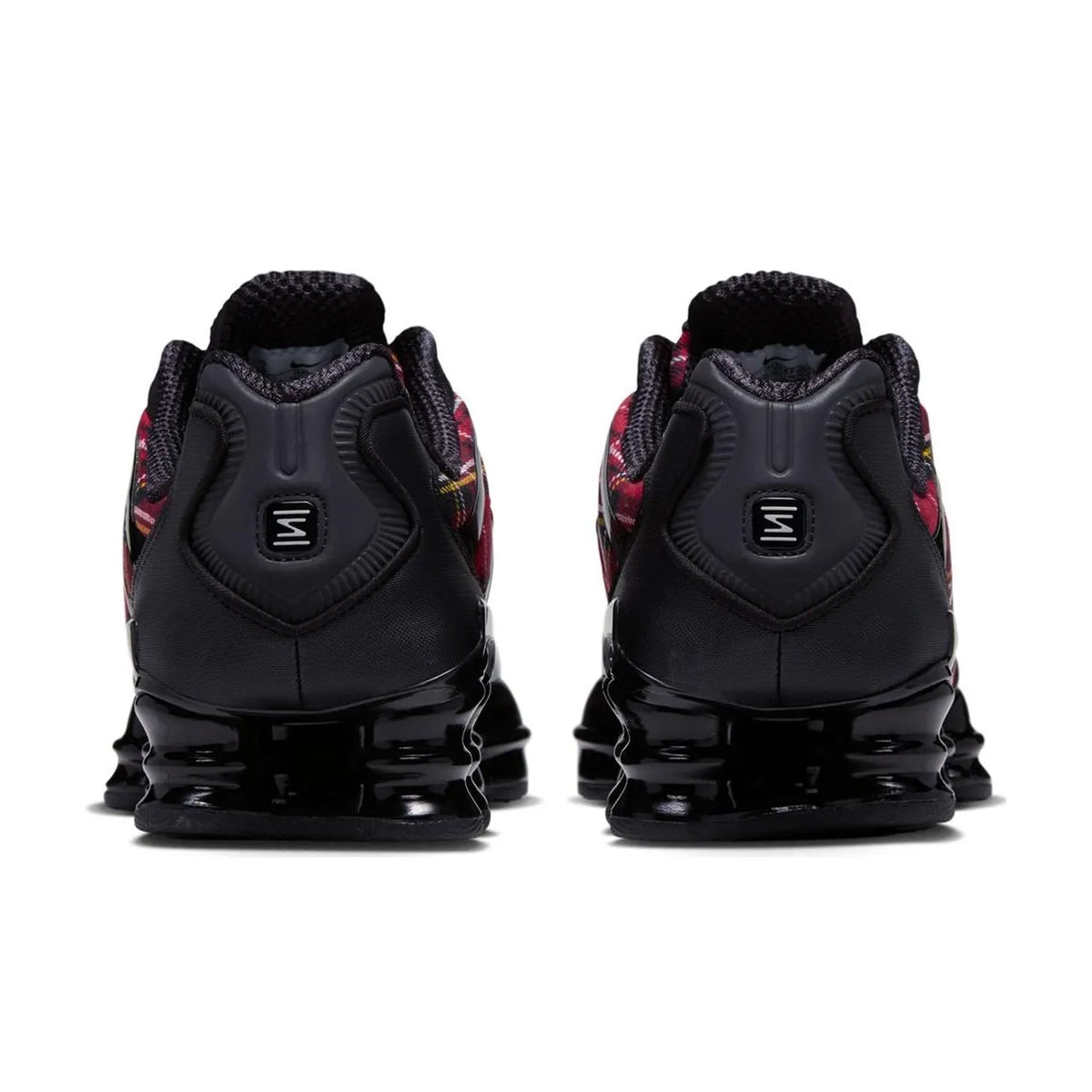 Nike Shox TL Black Tough Red Plaid - 4