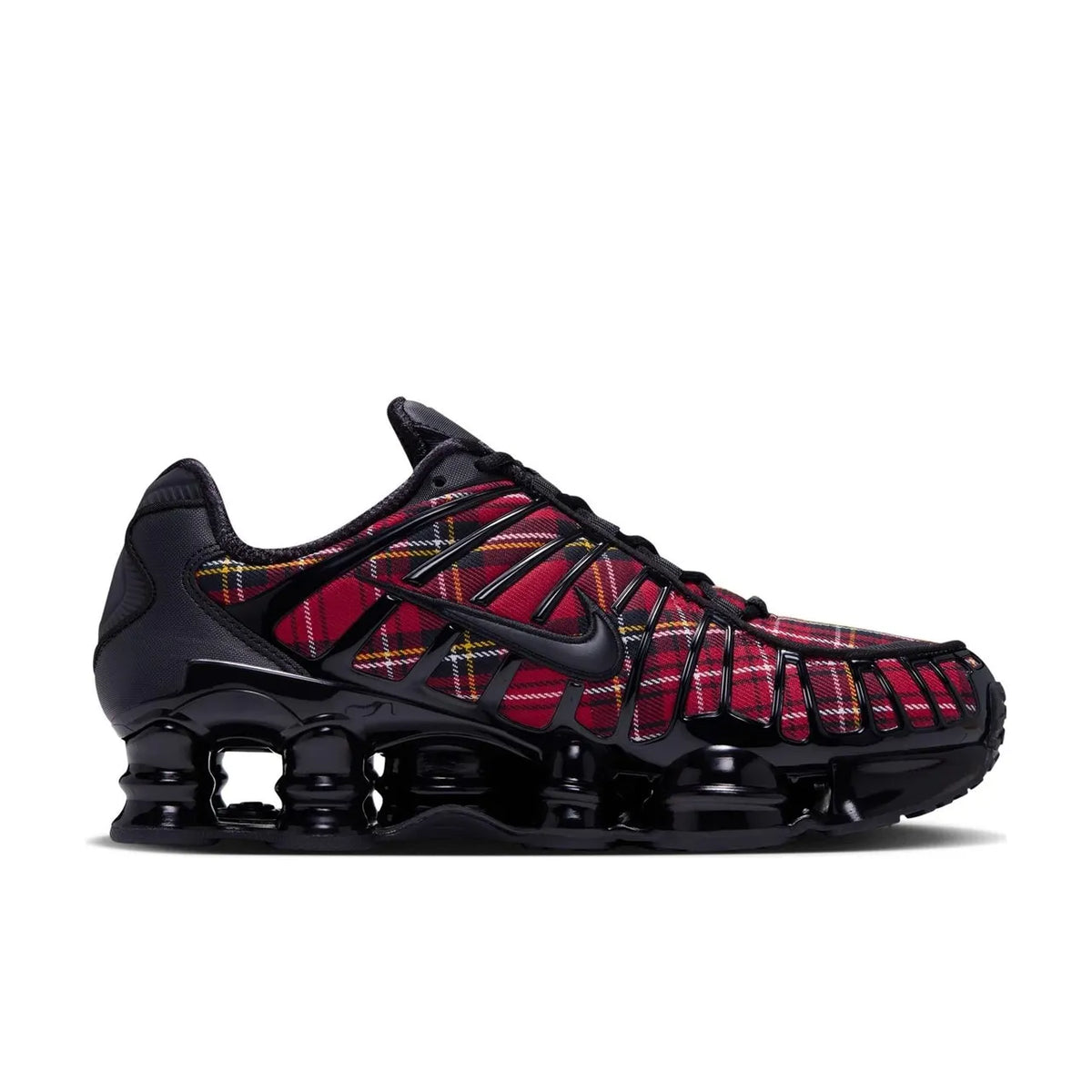 Nike Shox TL Black Tough Red Plaid - 5