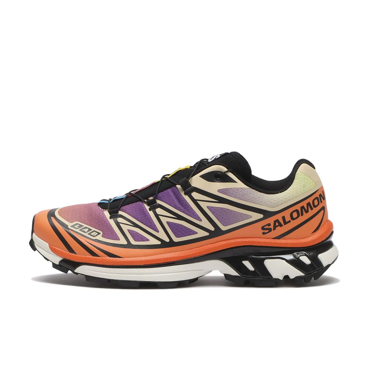 Salomon XT-6 Black Almond Dragon Fire - 1