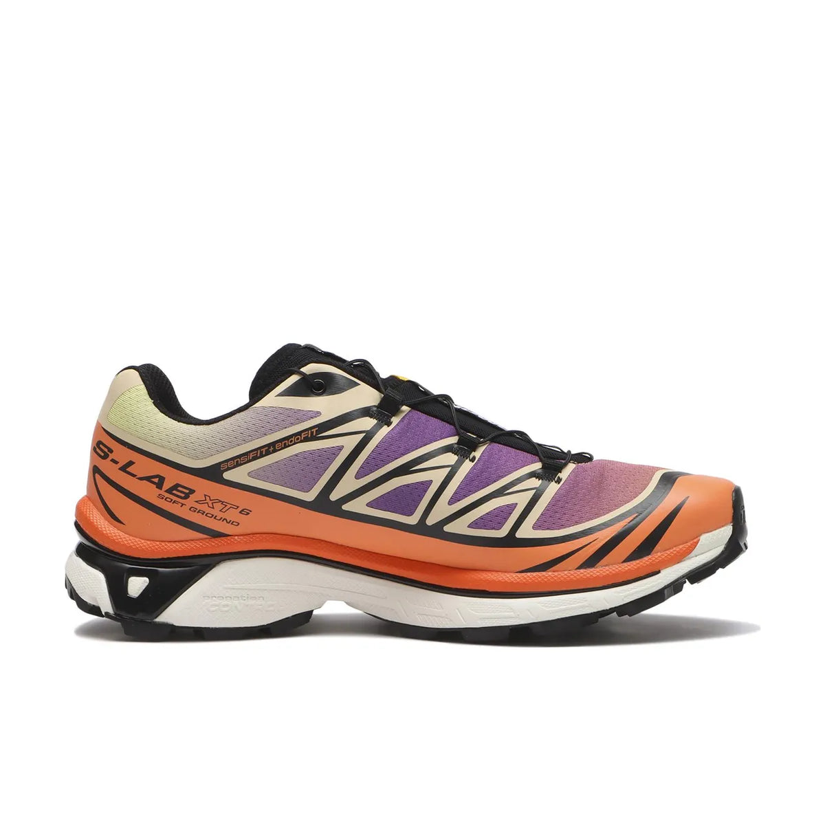 Salomon XT-6 Black Almond Dragon Fire - 5
