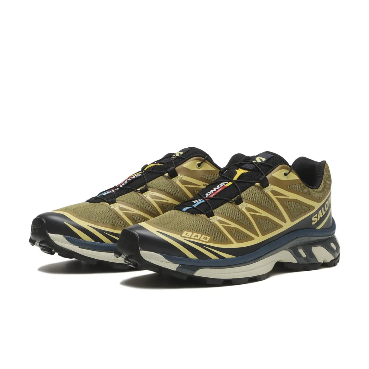 Salomon XT-6 Brilliant Olive Dark Navy - 2
