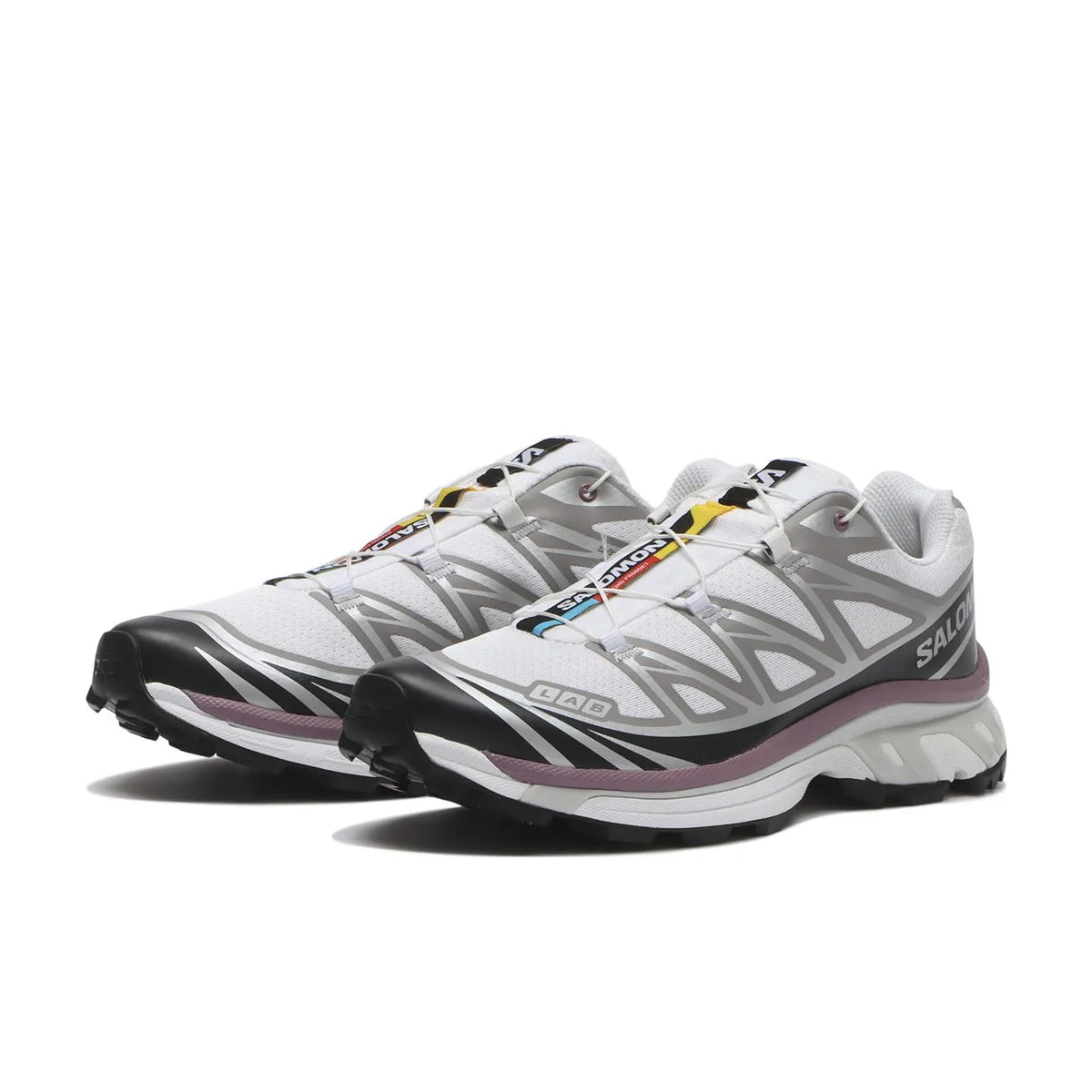 Salomon XT-6 White Black Dusky Orchid - 2
