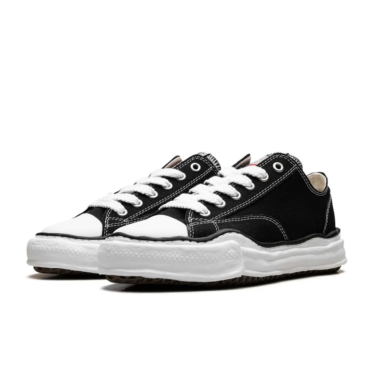 Maison Mihara Yasuhiro Peterson OG Sole Canvas Low Black