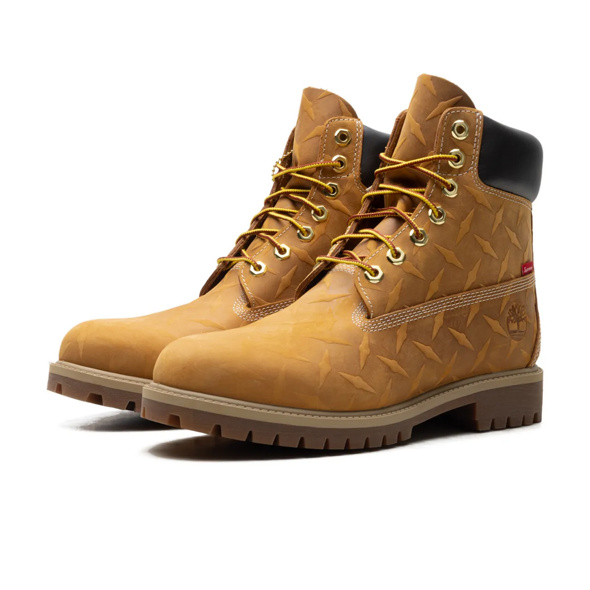 Timberland 6" Premium Waterproof Boot Supreme Diamond Plate Wheat - 2