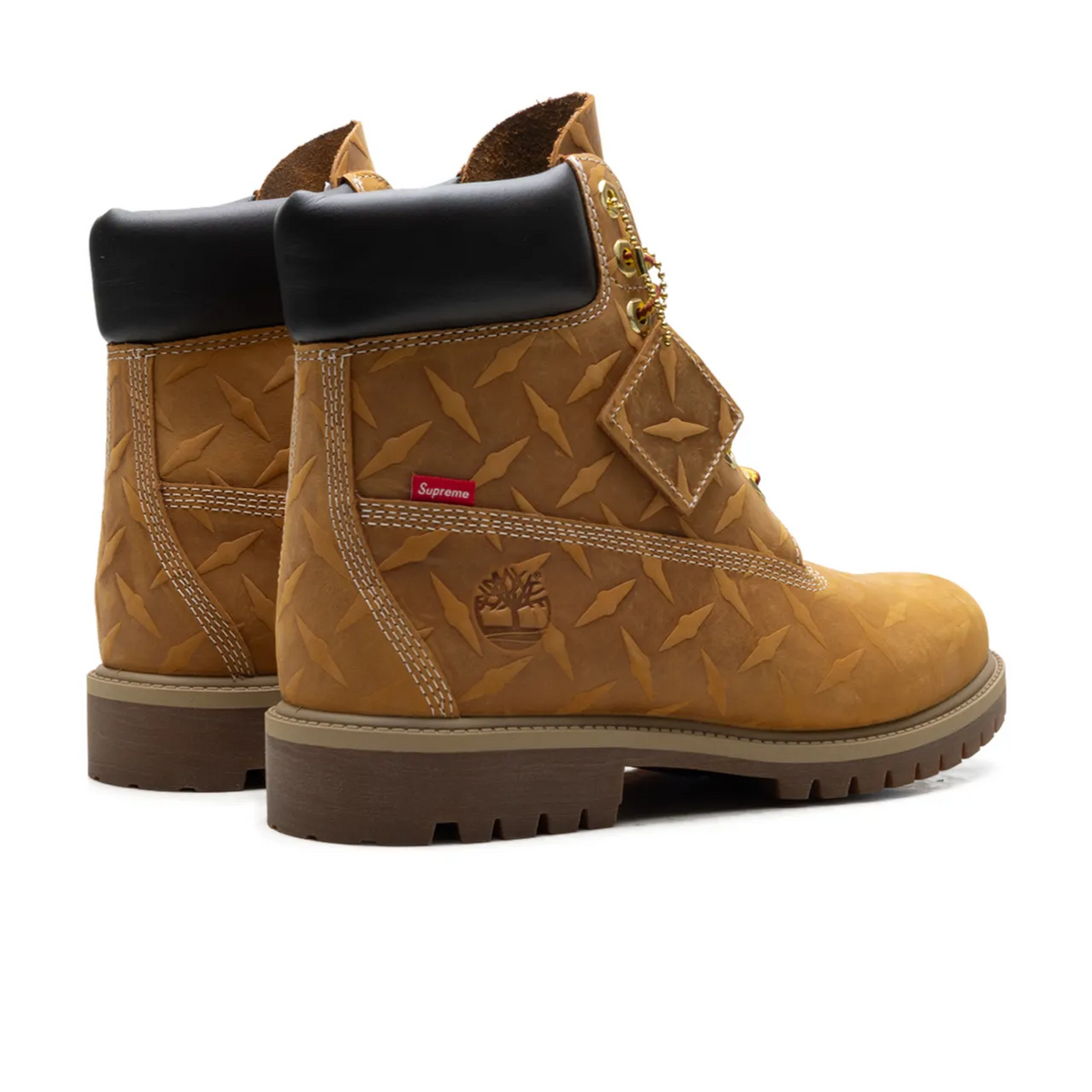 Timberland 6" Premium Waterproof Boot Supreme Diamond Plate Wheat - 3