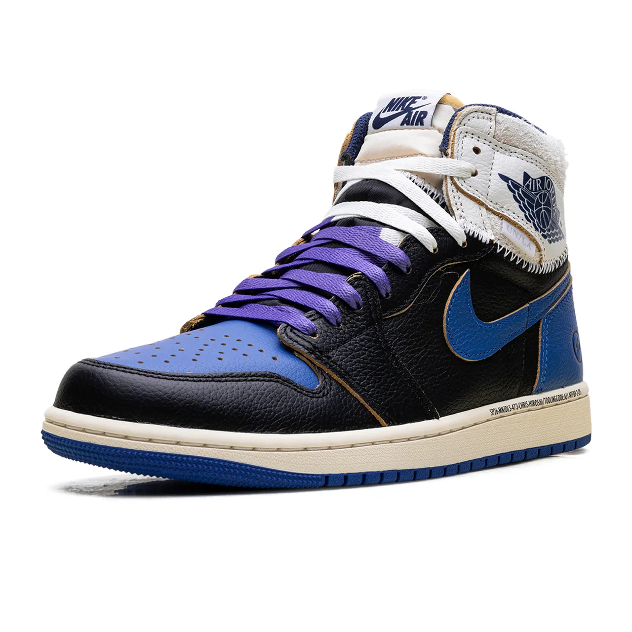 Jordan 1 Retro High OG SP Fragment x Union LA Sport Royal