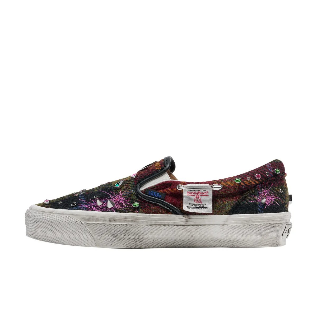 Vans Premium Classic Slip-On Harris Tweed Red - 1