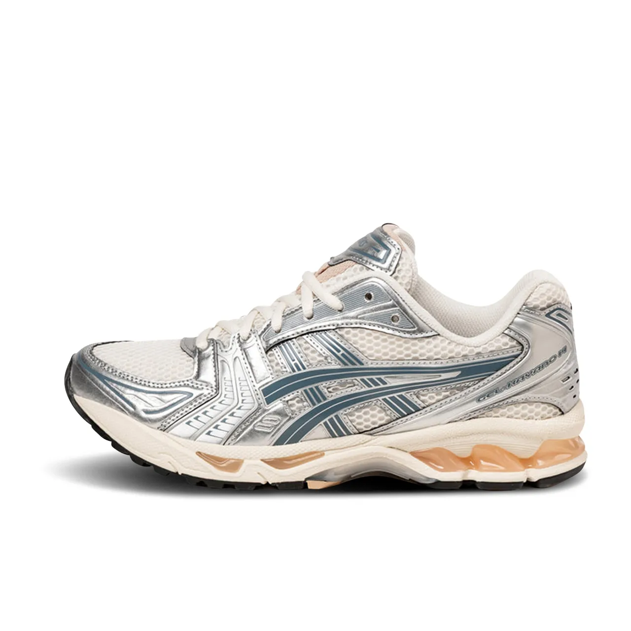 ASICS Gel-Kayano 14 Birch Pure Silver Teal Gold